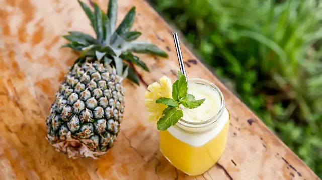 Pineapple Juice Making Method - Easy Way