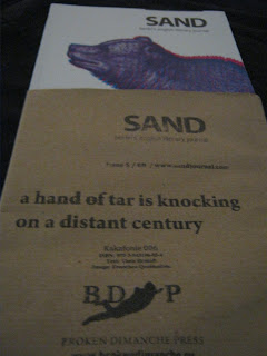 Cover and sleeve for Issue 5 of Sand Journal in Berlin