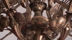 Bronze chandelier