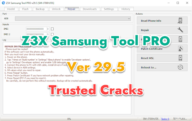 Z3X Samsung Tool PRO 29.5 Full Cracked