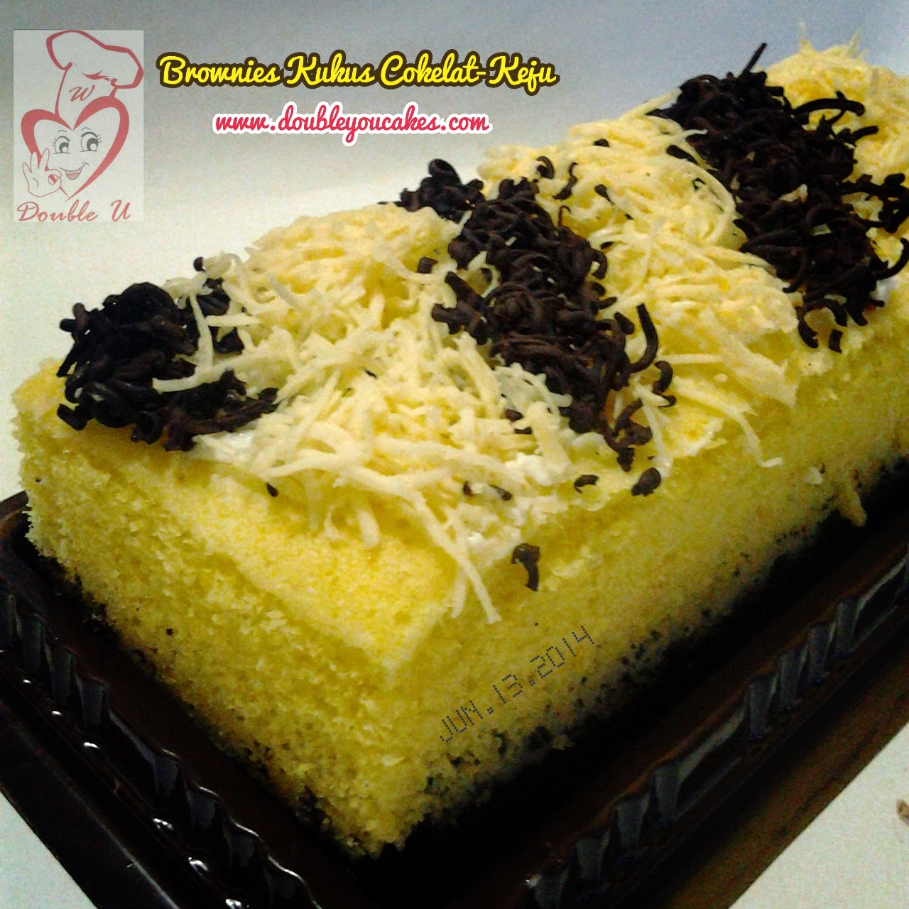   Dapur Nyonya: Brownies Kukus Cokelat Keju