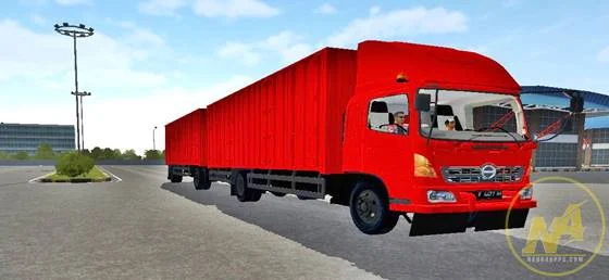 Mod Truck Gandeng Hino Lohan Box