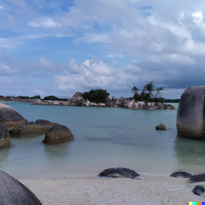 Pantai di Belitung
