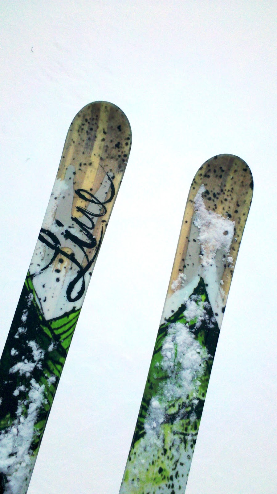 I enjoyed skiing them two days