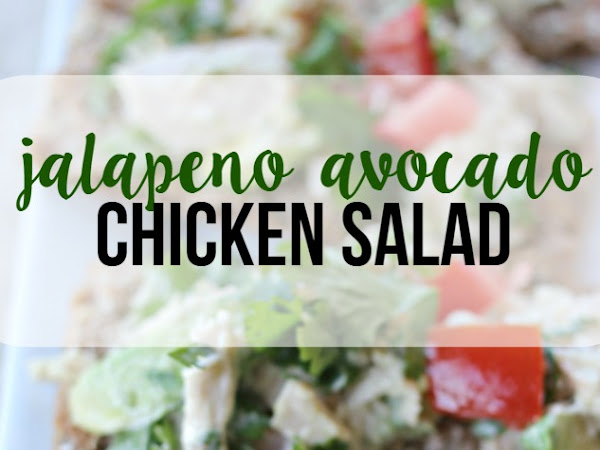 Recipe: Jalapeno Avocado Chicken Salad on Wasa Crispbread