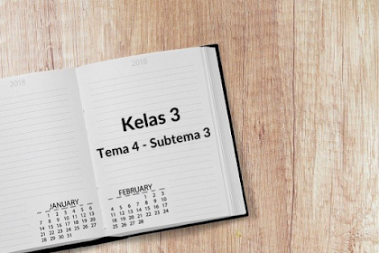 Soal Kelas 3 Tema 4 Subtema 3