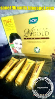 24carat gold glow kit by joy for facial and clean up