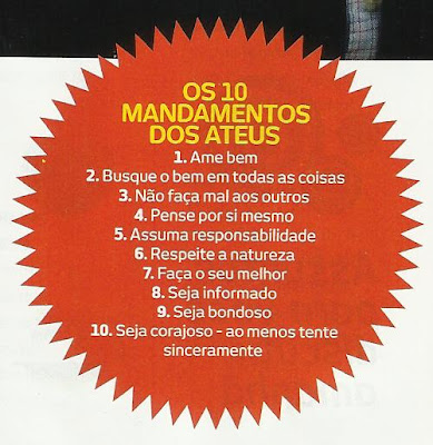 Os dez mandamentos dos ateus