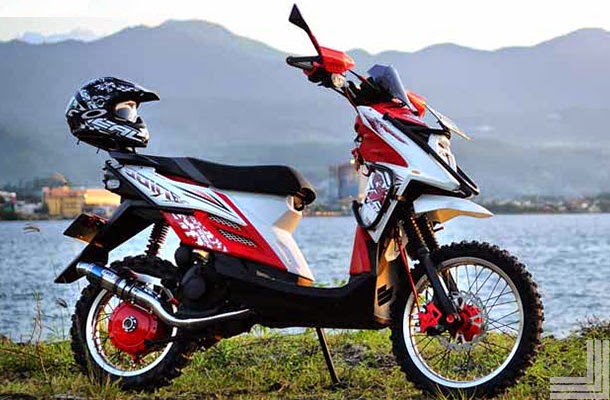  Modifikasi  Motor Yamaha X  Ride  trail Terbaru Modifikasi  