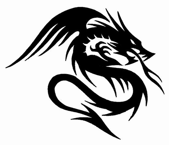 Tattoo Design Dragon Arrow
