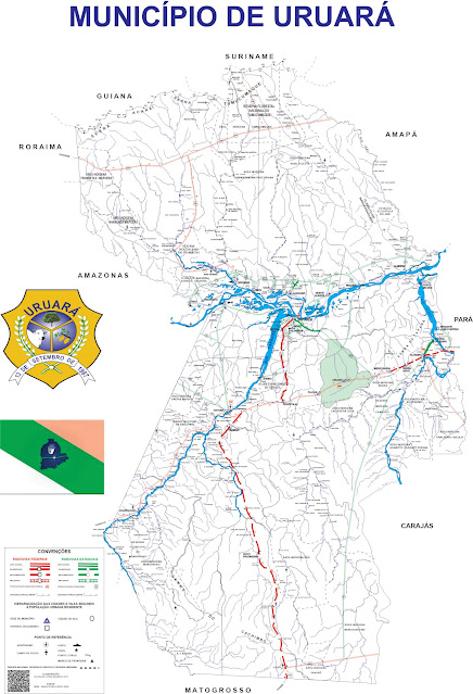 Mapa do Município de Uruará - PARÁ - BRASIL