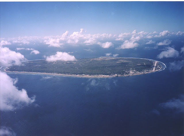 Pemandangan udara Nauru