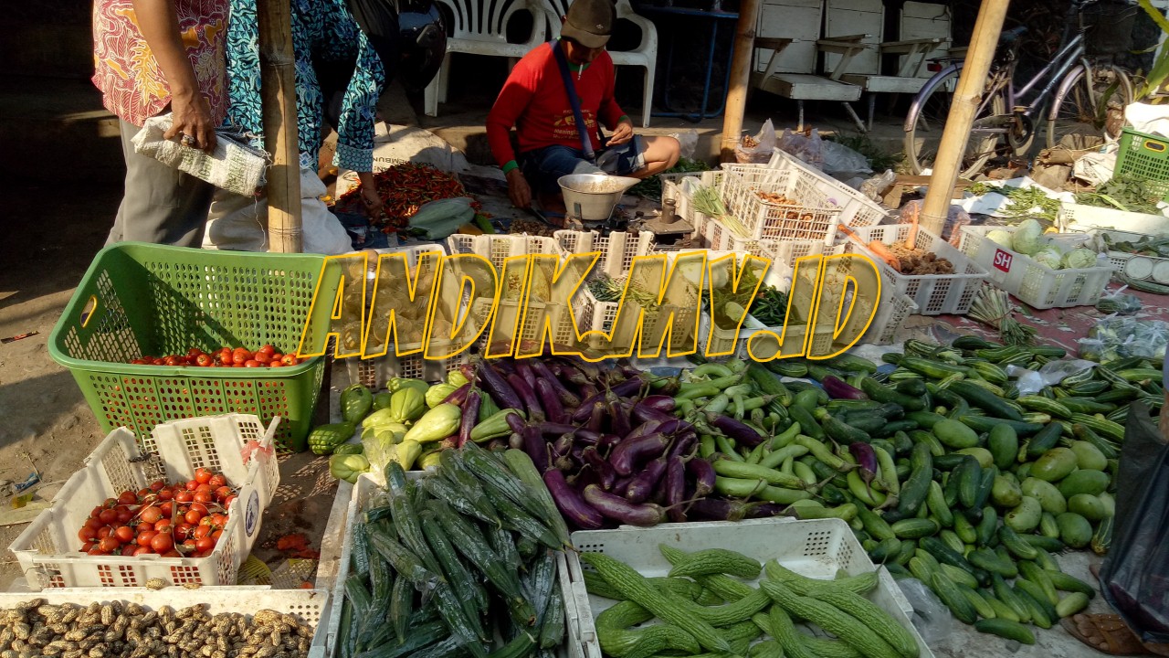 Kumpulan Foto Pedagang Sayur Di Pasar Tradisional andik 