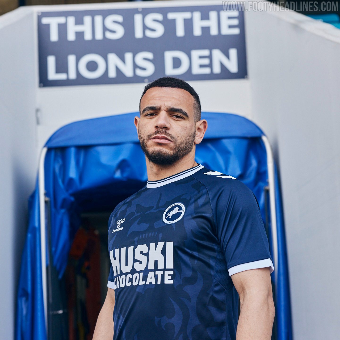 Blue & Gold in new Macron-made Millwall FC home kit!