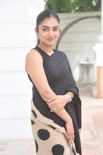 Nazriya Nazim Saree Stills at Ante Sundaraniki Movie Interview