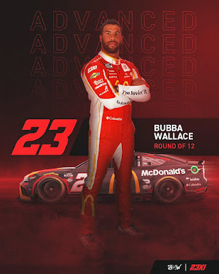 NASCAR #23 Bubba Wallace - Round of Twelve