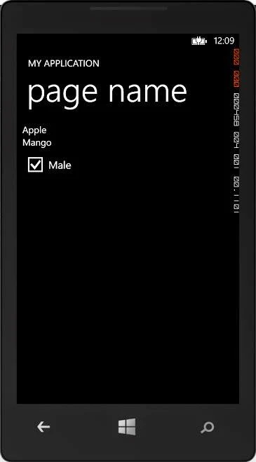 How to add item into the listBox in windows phone
