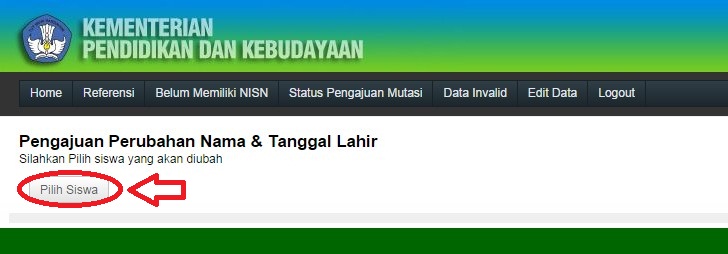 Cara Pengajuan Perubahan Data Siswa Sebagai Calon Peserta Ujian Nasional 2018