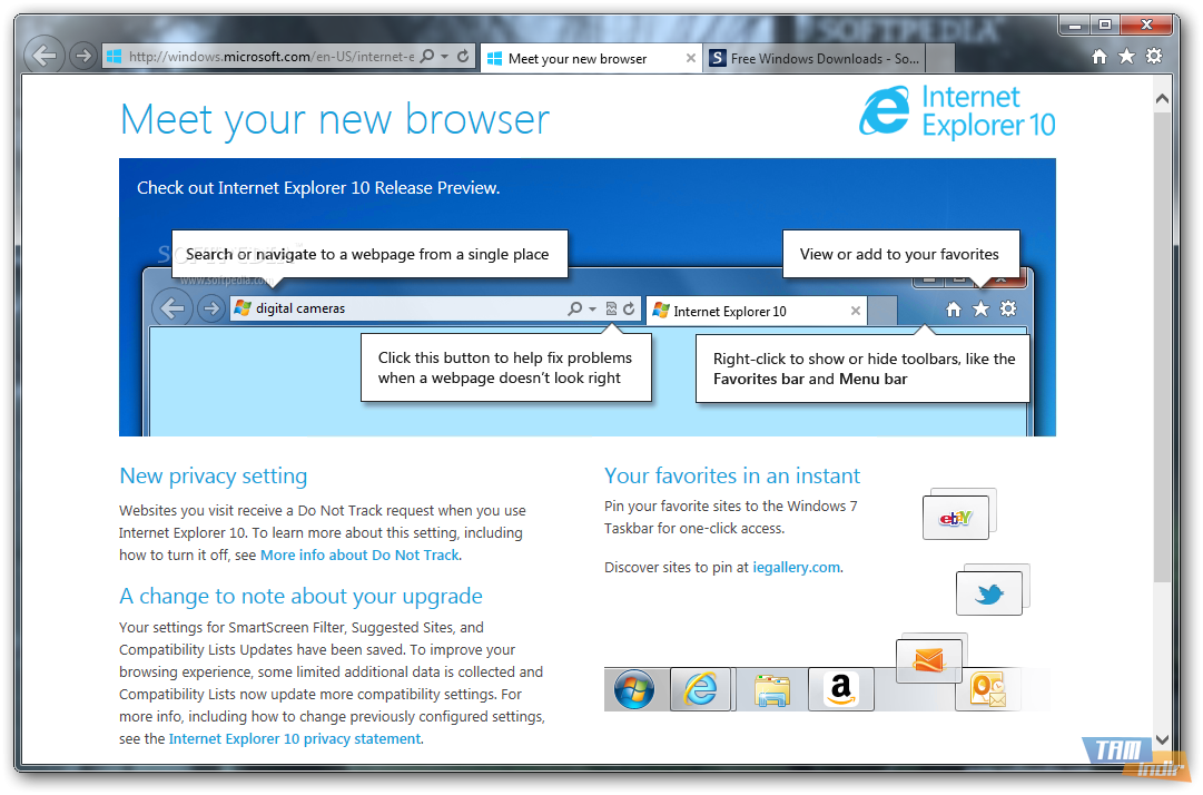 Windows 10 için internet explorer 11i indirin