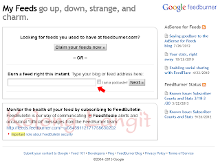 Cara Membuat Google Feedburner