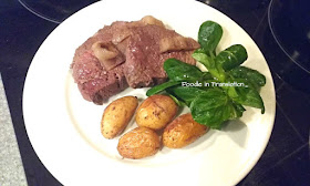 Arrosto di cavallo al forno con patate grenaille - Roast horsemeat with grenaille potatoes