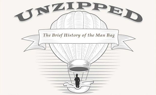 Image: The Brief History of the Man Bag #infographic