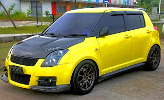 Contoh Konsep Desain Modifikasi Sporty Mobil Suzuki Swift Terbaru