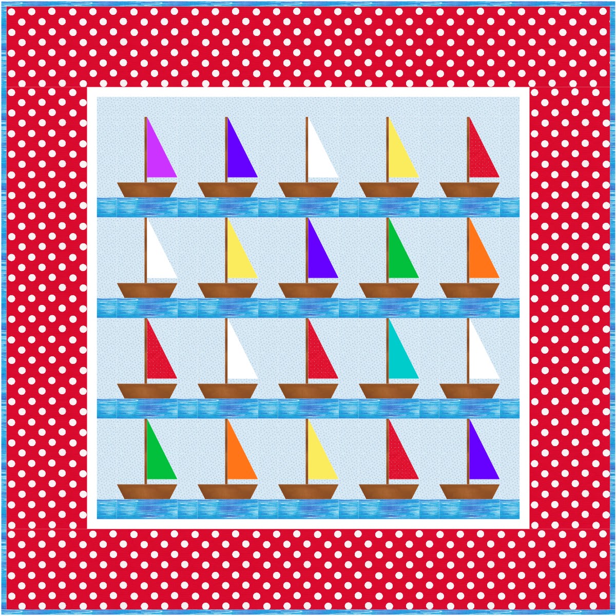 Northern Deb Quilts: FREE Little Boys Sailboat PATTERN