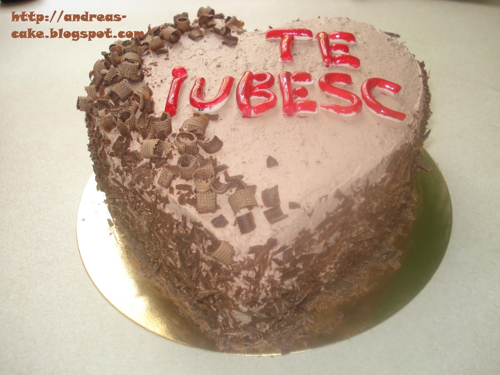 Andrea S Cake Tort Inima De Ciocolata