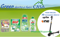 Con Bref, Pril, Nelsen e L'Acchiappacolore vinci 30 Monopattini The One da Acqua&Sapone