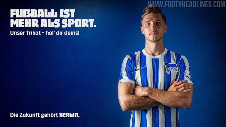 Hertha Berlin 20 21 Home Away Kits Released No Main Sponsor Officially Since Yesterday Footy Headlines