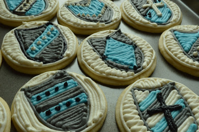 Medieval Shield Cookies