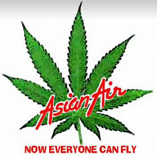 Asian Air Now Everyone can fly T-shirt: Parody of Air Asia