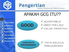 Pengertian Good Corporate Governance