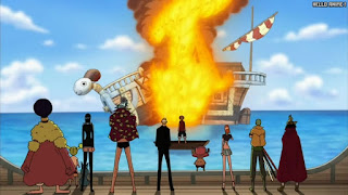 ワンピース アニメ 312話 ゴーイングメリー号 別れ 最後 炎上 | ONE PIECE Episode 312 Going Merry