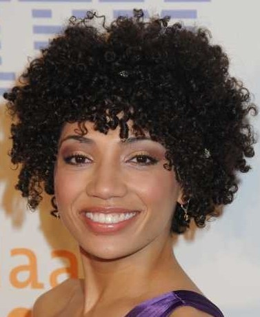 short haircuts for curly hair black women. African American Short