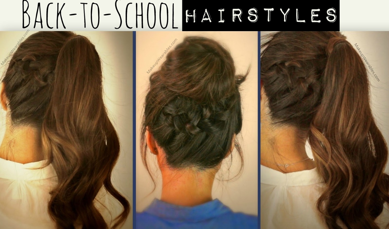Learn 3 Cute, Everyday Casual Hairstyles Updos  Hair 