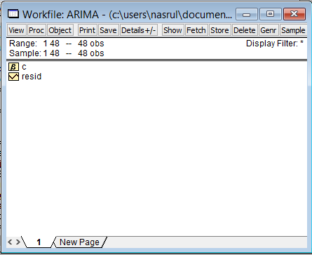 hasil workfile