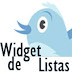 El Widget de Listas de Twitter