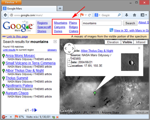 Google Mars