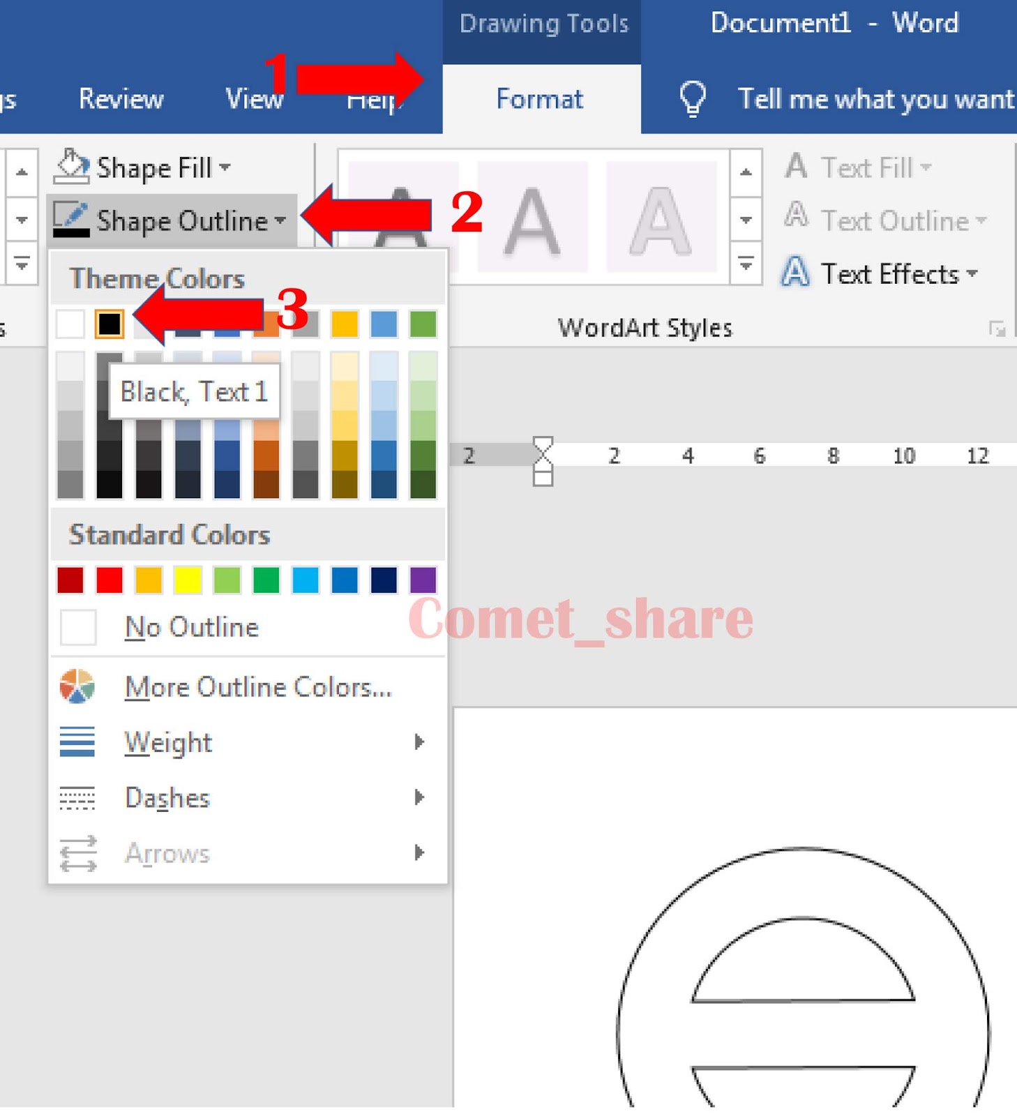  Cara  Mudah Membuat  Logo  Stempel  Di  Ms  Word  COMET SHARE