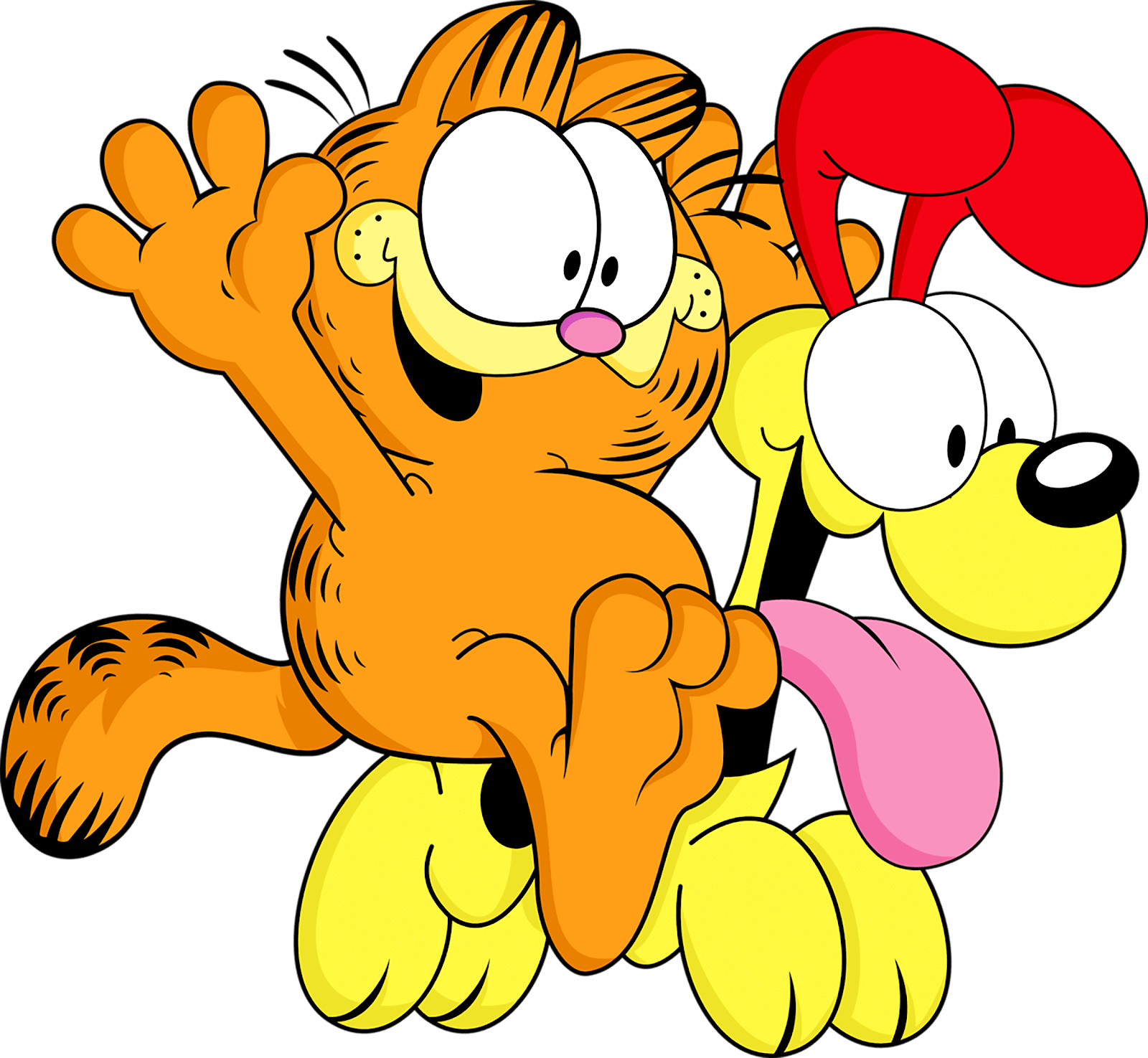 personajes de garfield png fondo transparente
