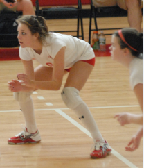 Jill Kelly on Jill And Kelly On Defense Prepare For Serve Receive