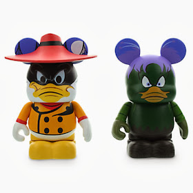 Darkwing Duck Disney Afternoon Vinylmation 2 Pack - Negaduck and Bushroot