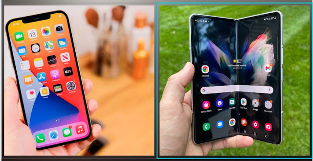 Samsung Galaxy Z Fold 3 vs Apple iPhone 12 Pro Max