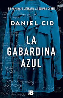 Portada de la novela 'La gabardina azul' de Daniel Cid