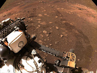  NASA's Perseverance rover begins its exploration of Mars.