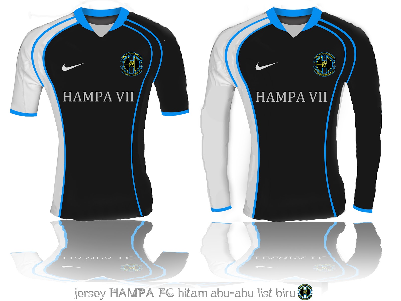 Blognyayanies blogspot com DESAIN  BAJU  BOLA  HAMPA FC