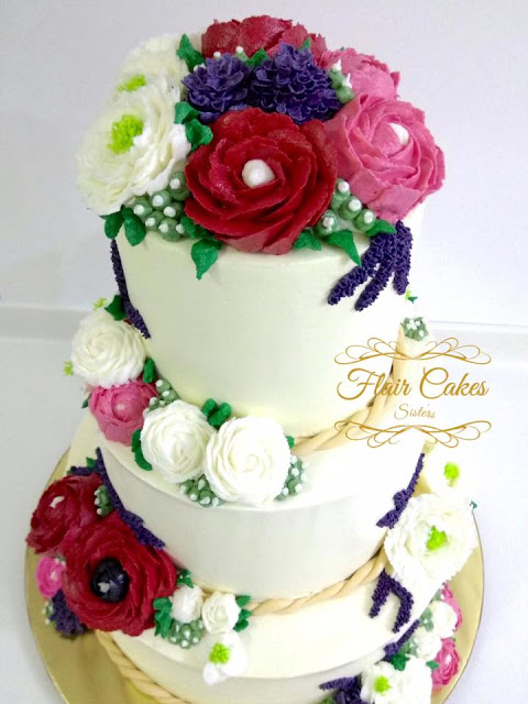 wedding buttercream cake SG