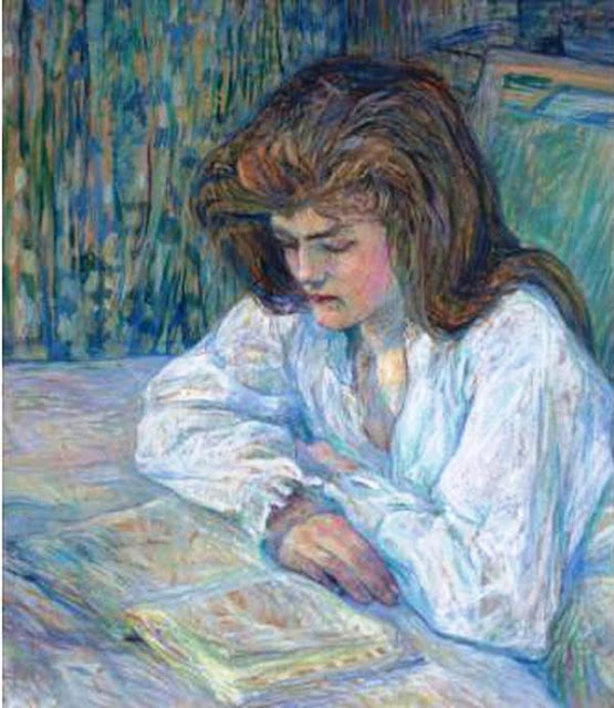 Анри де Тулуз-Лотрек Henri De Toulouse-Lautrec Любительница чтения. 1889